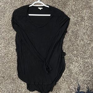 Hi low long sleeve top